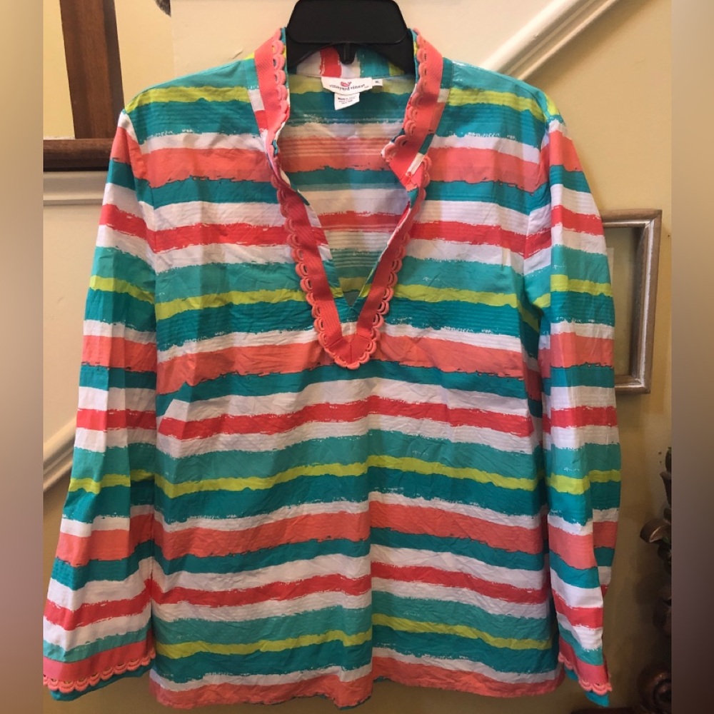 Vineyard Vines tunic top xl worn once 🌺